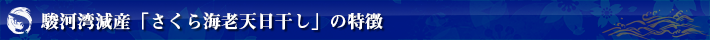 駿河湾厳選さくら海老天日干し